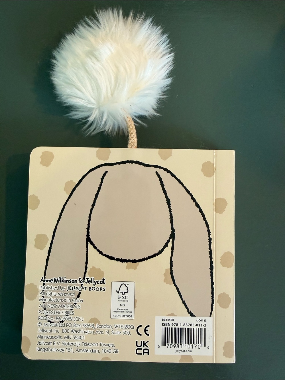 Jellycat If I Were a Bunny Wall Board Book - Picture 2 of 6